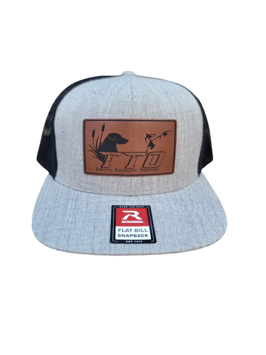 Flat Bill Snapback Trucker Duck Dog Patch